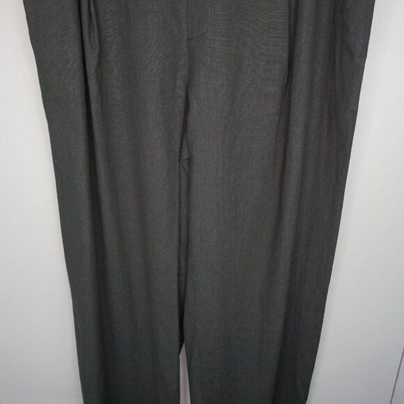 New Vince Linen Blend Pull On Pant in Black size XL (16) $395 - Picture 6 of 16